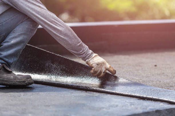 Professional Basement Waterproofing technician working in Van Buren, OH